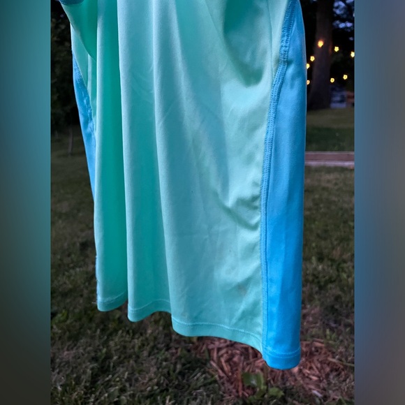 Champion Girls 10/12 Blue-Green/Aqua Athletic Racerback Tank - Picture 7 of 9